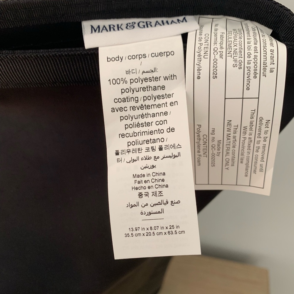 Mark & Graham WATERPROOF ROLL TOP BACKPACK - Picture 9 of 9